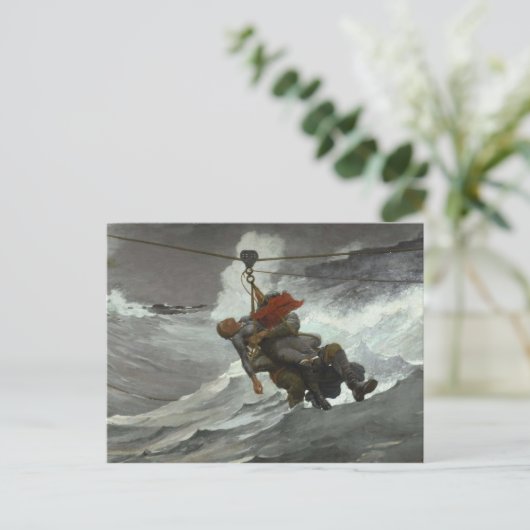 Homer Winslow Art Work Briefkaart (Staand voorkant)