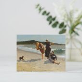 Homer Winslow Art Work Briefkaart (Staand voorkant)