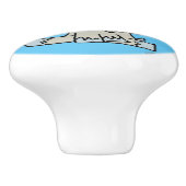 Homero de Hond Keramische Knop (Zijkant)