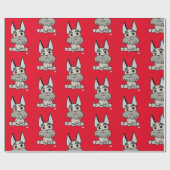 Homero the dog Wrapping Paper Cadeaupapier (Vlak)