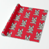 Homero the dog Wrapping Paper Cadeaupapier (Uitgerold)