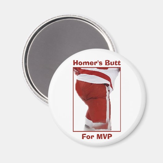 Homer's kont voor MVP Magneet (Voorkant / Achterkant)
