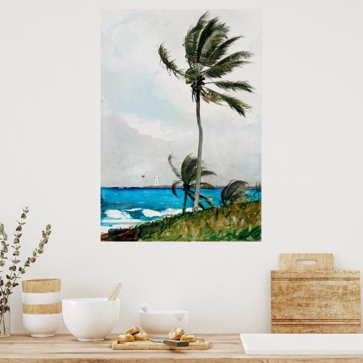 Homer's Palm Tree, Nassau Poster (Keuken)