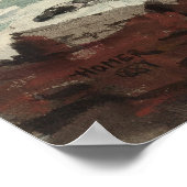 Homer's Prout's Neck, Breaking Wave Poster (Hoek)