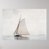 Homer's Sailing off Gloucester Poster (Voorkant)