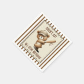 Homerun Hitter Honkbal Beer 1e Verjaardagsfeest Servet (Hoek)