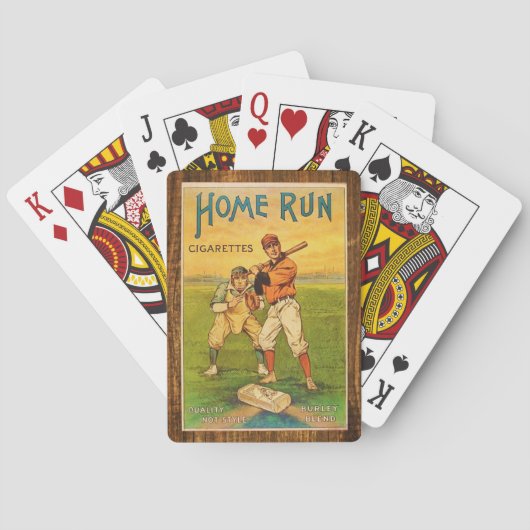 Homerun Sigaretten Baseball Poker Deck (Achterkant)