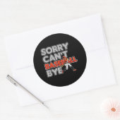 Homerun-softbal van de Baseball-batter Pitcher Ronde Sticker (Envelop)