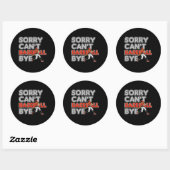 Homerun-softbal van de Baseball-batter Pitcher Ronde Sticker (Vel)