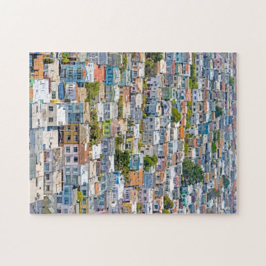 Homes in de Sunset Legpuzzel (Horizontaal)