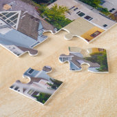 Homes op een Hillside Puzzle Legpuzzel (Zijkant)