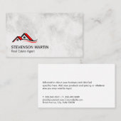 Homes-pictogram | Executive Marble Visitekaartje (Voorkant / Achterkant)