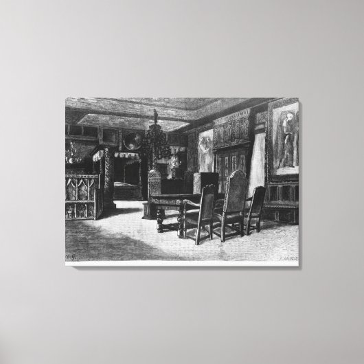 Homes van Victor Hugo Canvas Afdruk (Voorkant)