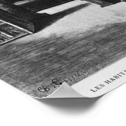 Homes van Victor Hugo Poster (Hoek)