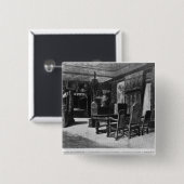 Homes van Victor Hugo Vierkante Button 5,1 Cm (Voorkant /achterkant)