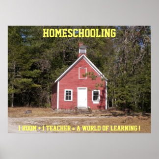 Homescholing Schoolhouse poster