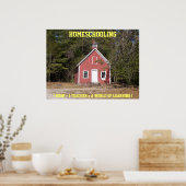 Homescholing Schoolhouse poster (Keuken)