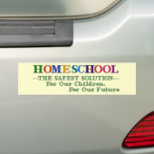 Homeschool Bumpersticker (Op auto)