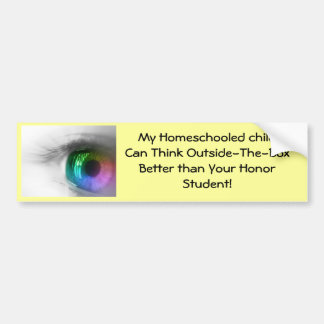 homeschool-Bumpersticker Bumpersticker