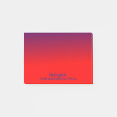 HomeSchool Chief Administrative Officer Red Blue Post-it® Notes (Voorkant)