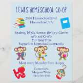 Homeschool Co op Flyer (Voorkant)