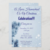 Homeschool Co-op-kerstparty Kaart (Voorkant / Achterkant)
