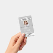 Homeschool CO-OP Lidmaatschap Grey Ouder ID Badge (Handheld)