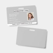 Homeschool CO-OP Lidmaatschap Parent ID Badge (Voor- en achterkant)