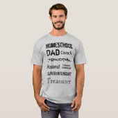 Homeschool Dad Roles - T-shirt (Voorkant volledig)