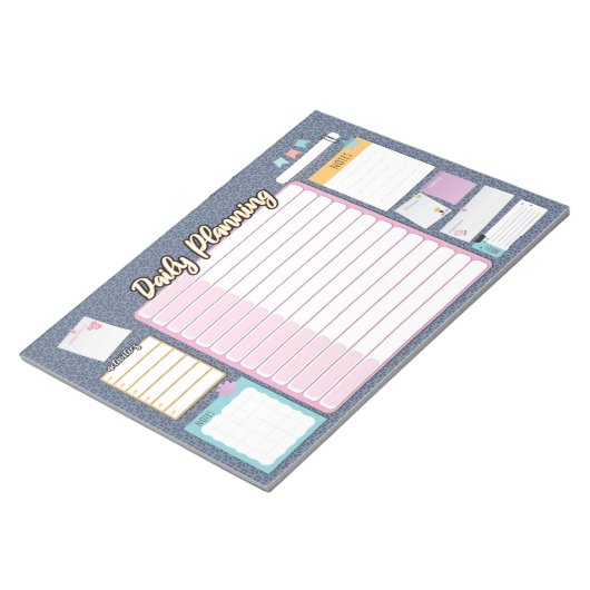 HOMESCHOOL DAGELIJKSE PLANNER-notebookblocnote Notitieblok (Schuin)