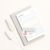 Homeschool Docent ID Badge Modern Grijs