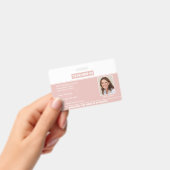 Homeschool Docenten ID Badge Roze Goud (Handheld)
