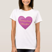 Homeschool Educator Heart T-shirt (Voorkant)