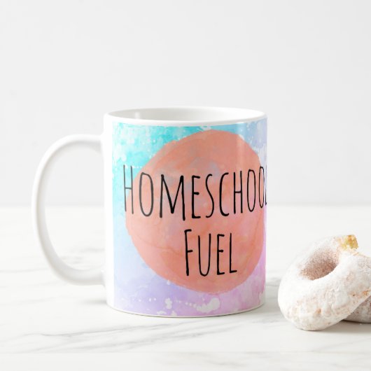 Homeschool Fuel Funny Ma Coffee Koffiemok (Met donut)