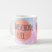 Homeschool Fuel Funny Ma Coffee Koffiemok (Voorkant links)
