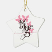 Homeschool Girl Keramisch Ornament (Links)