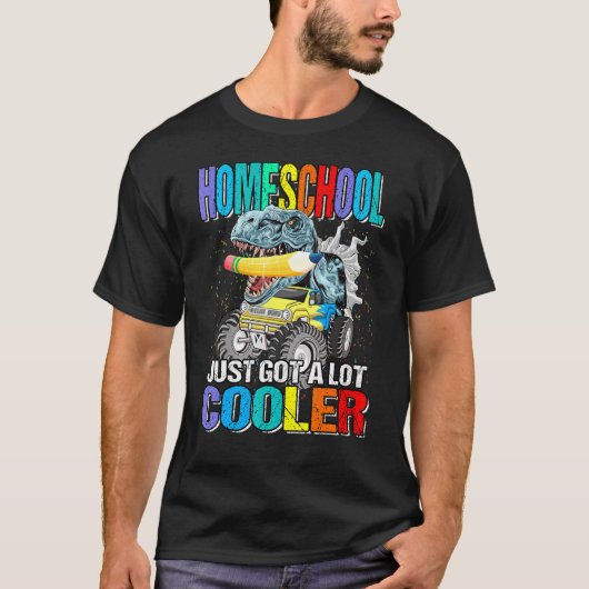 Homeschool heeft net een veel koeler monster in de t-shirt (Voorkant)