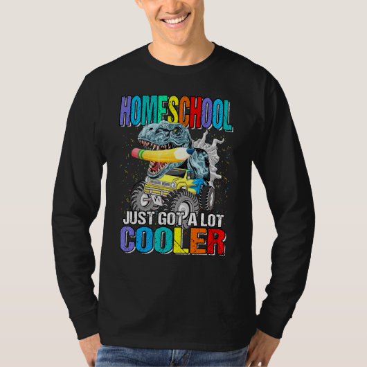 Homeschool heeft net een veel koeler monster in de t-shirt (Voorkant)