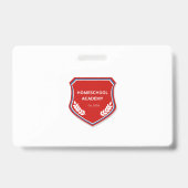HOMESCHOOL I.D. (mock-up) Badge (Achterkant)