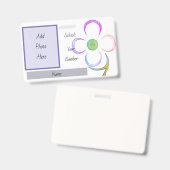 Homeschool ID-badge Badge (Voor- en achterkant)