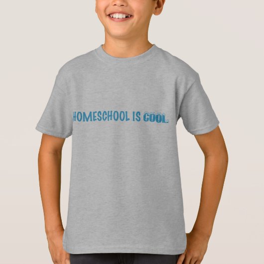 Homeschool is Cool Kinder T-shirt (Voorkant)