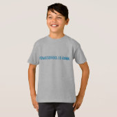 Homeschool is Cool Kinder T-shirt (Voorkant volledig)