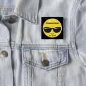 Homeschool is Cool Vierkante Button 5,1 Cm (In situ)
