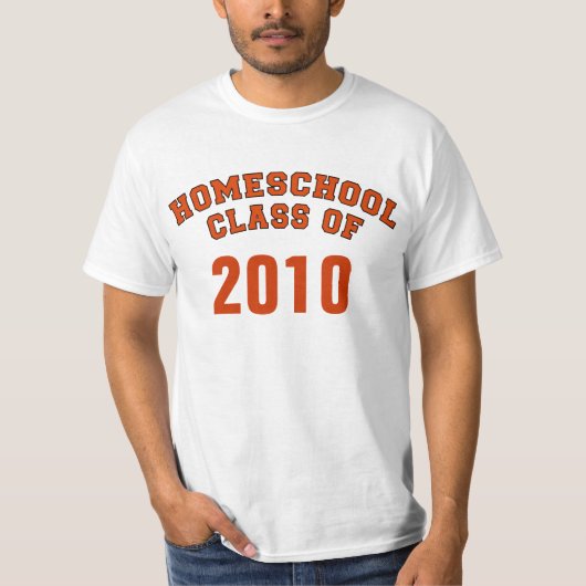 Homeschool Klasse Jaar T-shirt (Voorkant)