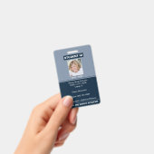 Homeschool Leerling ID Badge Blauw (Handheld)