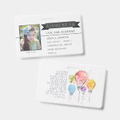 Homeschool Leerling ID Badge Met Citaat (Voor- en achterkant)