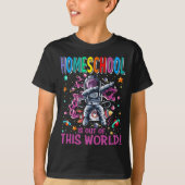 Homeschool Leraar Eerste Dag van de School Team Sp T-shirt (Voorkant)