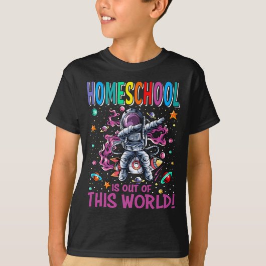 Homeschool Leraar Eerste Dag van de School Team Sp T-shirt (Voorkant)