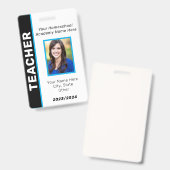 Homeschool leraar ID Badge (Voor- en achterkant)