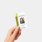 Homeschool leraar ID Badge (Handheld)